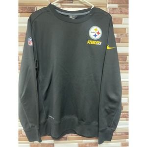 NFL On-Field Apparel Pittsburgh Steelers Therma-FIT Sweatshirt Size Large Nike